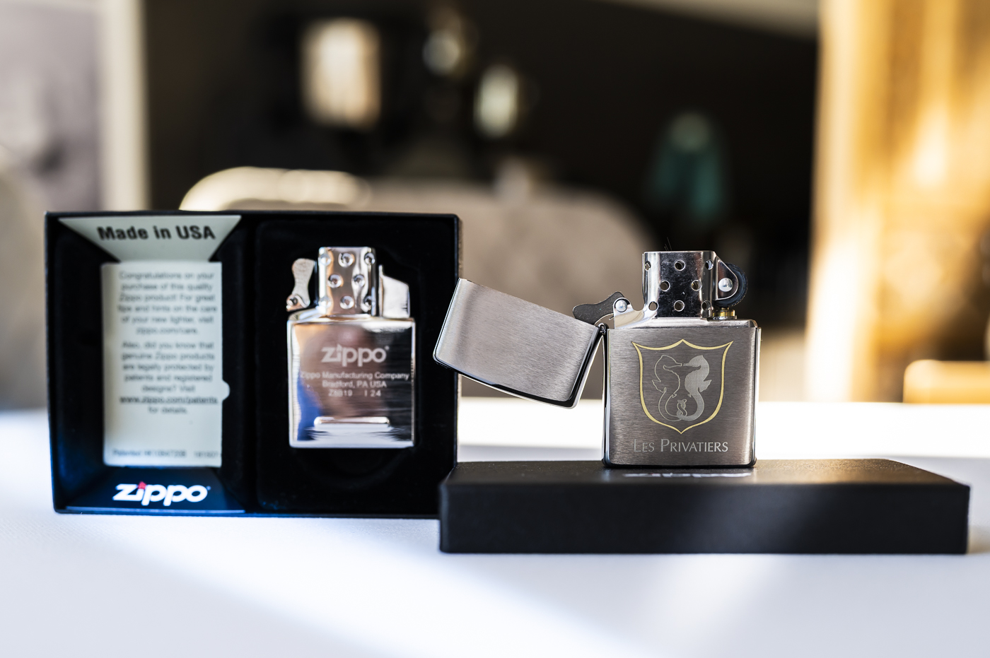LIMITIERTES Zippo Benzin/Gas Feuerzeug Les Privatiers
